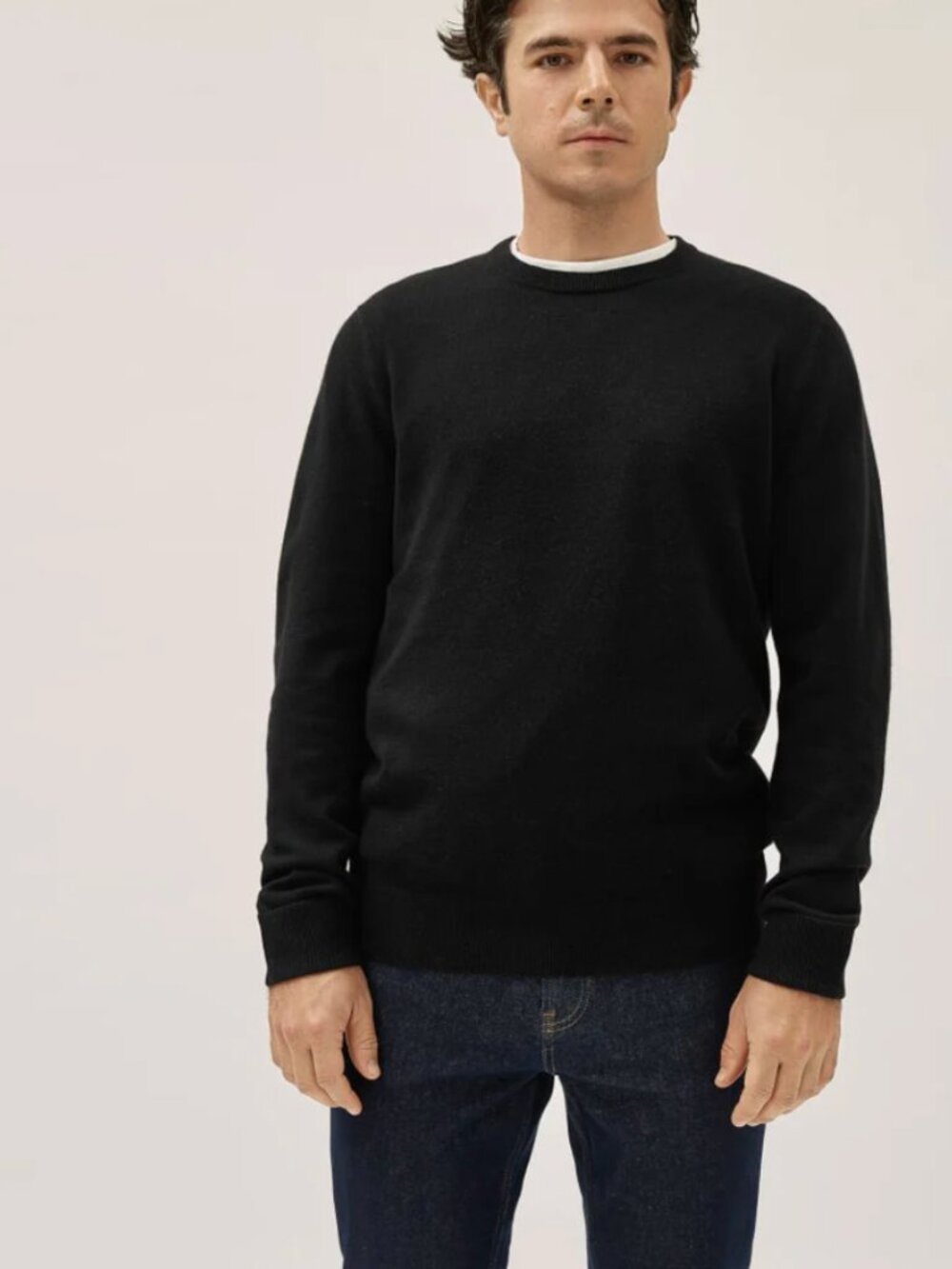 Everlane Men's Grade-A Cashmere Crew Sweater, M